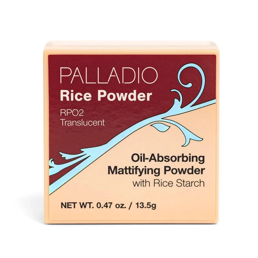 Palladio Natural Rice Powder Loose Setting Powder 17g (0.6 Oz) | Absorbs Oil for Flawless Matte Finish — Translucent / 0.6 Ounce