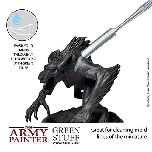 The Army Painter Green Stuff Kneadatite 20 cm Modelling Putty | Sculpt, Repair & Detail Miniatures thumbnail 4