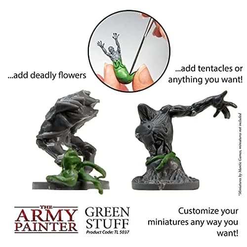 The Army Painter Green Stuff Kneadatite 20 cm Modelling Putty | Sculpt, Repair & Detail Miniatures thumbnail 5