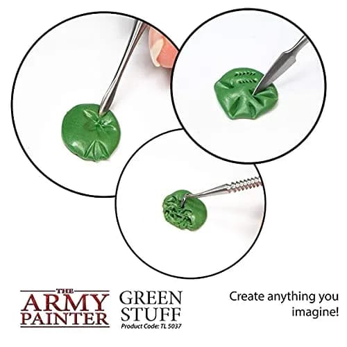 The Army Painter Green Stuff Kneadatite 20 cm Modelling Putty | Sculpt, Repair & Detail Miniatures thumbnail 6