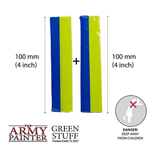 The Army Painter Green Stuff Kneadatite 20 cm Modelling Putty | Sculpt, Repair & Detail Miniatures thumbnail 2
