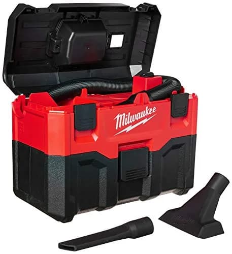 Milwaukee 0880-20 18-Volt Cordless Wet/Dry Vacuum, Red | Powerful & Portable thumbnail 1