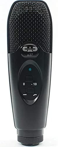 CAD Audio U37 USB Studio Condenser Microphone | Cardioid, 4 x 12 x 9 inches, Metal, USB, 10dB Overload Protection thumbnail 3