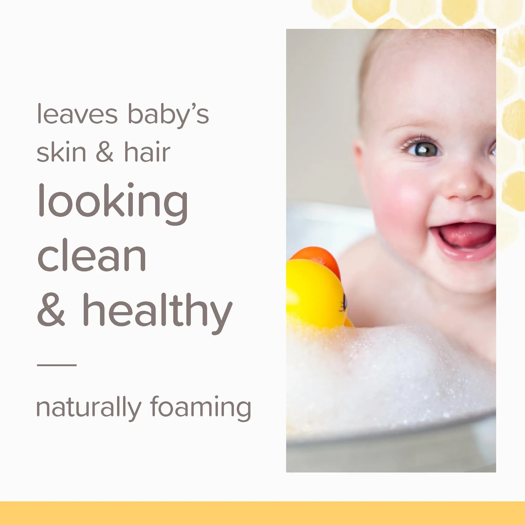 Burt's Bees Baby Bee Original Shampoo & Wash 236ml (8 Fl Oz) | Tear-Free Gentle Cleanser - view 4