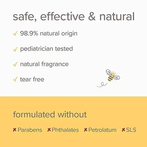 Burt's Bees Baby Bee Original Shampoo & Wash 236ml (8 Fl Oz) | Tear-Free Gentle Cleanser thumbnail 5