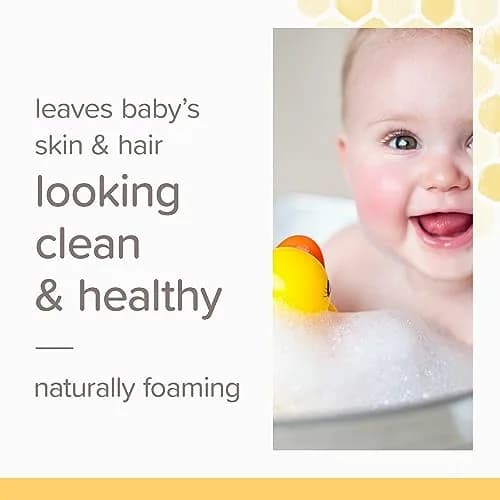 Burt's Bees Baby Bee Original Shampoo & Wash 236ml (8 Fl Oz) | Tear-Free Gentle Cleanser thumbnail 4
