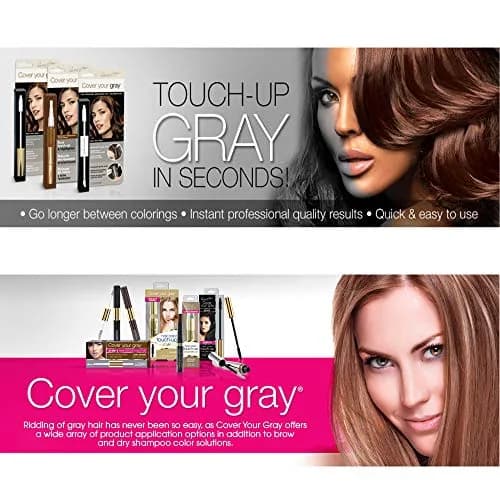 Cover Your Gray Hair Color Touch Up Stick - Black | Covers Gray Hair Instantly thumbnail 4