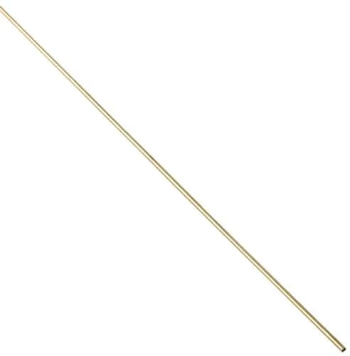 K & S Precision Metals Round Brass Rod 8160 1/32 in (0.81 mm) OD x 12 in (30.48 cm) | Versatile DIY & Electrical Use thumbnail 1
