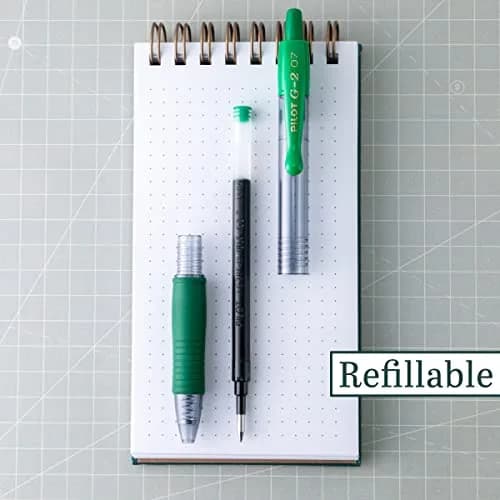 PILOT G2 Premium Gel Roller Pens, Green Ink Fine Point, Pack of 12 | Smooth Writing, Long-Lasting, Comfortable Grip thumbnail 2