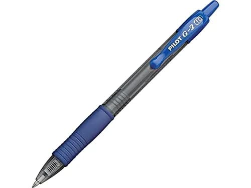 PILOT G2 Premium Gel Roller Pens Blue Ink Bold Point 1.0mm (12 Count) thumbnail 4