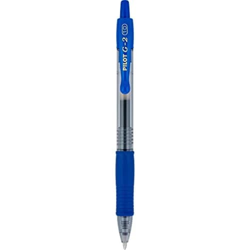 PILOT G2 Premium Gel Roller Pens Blue Ink Bold Point 1.0mm (12 Count) thumbnail 5