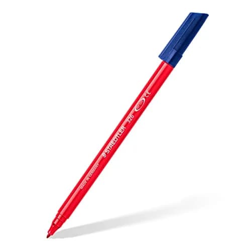 STAEDTLER Marking Pen Set - Fine Tip 20 Pack Assorted Colors | Water-Based, Non-Toxic, Washable for Kids thumbnail 2