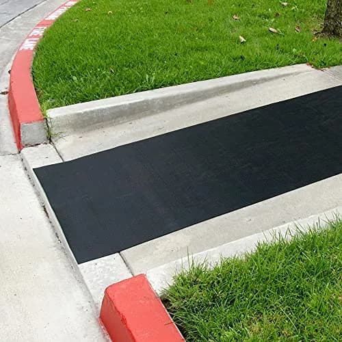 Rubber-Cal Ramp Cleat Non-Slip Rubber Mats 3 ft x 10 ft | Heavy-Duty, Water-Resistant, Ideal for Inclines thumbnail 5