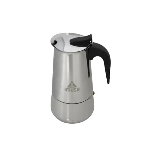 Imusa Stainless Steel 6 Cup Coffee Maker | Elegant Stovetop Espresso & Moka Pot (70-120 chars) thumbnail 1