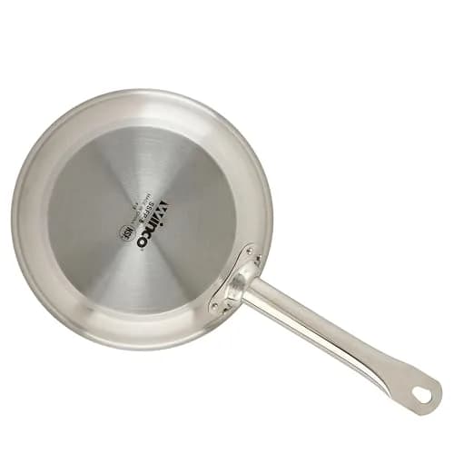 Winware 8" Stainless Steel Commercial-Grade Fry Pan | Even Heat Distribution & Induction Compatible thumbnail 5