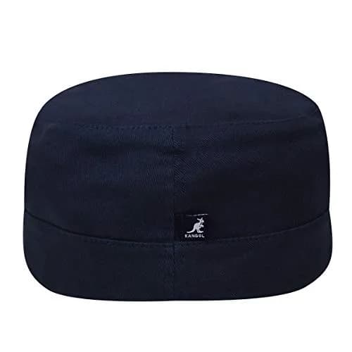 Kangol Cotton Twill Army Cap Navy Large/X-Large | Military Style Hat with Hidden Pocket thumbnail 5