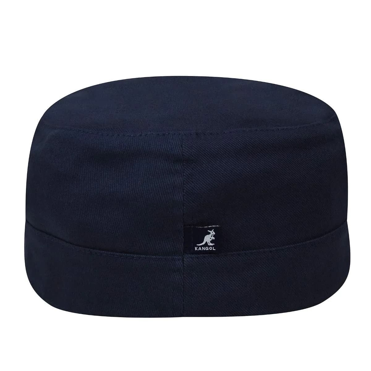 Kangol Cotton Twill Army Cap Navy Large/X-Large | Military Style Hat with Hidden Pocket - view 5