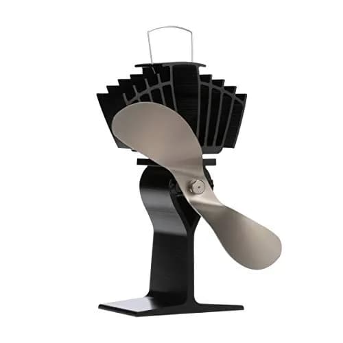 Ecofan AirMax Heat Powered Stove Fan | 175 CFM Airflow, Nickel Finish, Classic Design thumbnail 1