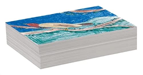 Pacon Standard Weight Drawing Paper, White, 9" x 12" | Ideal for Beginners & Artists thumbnail 2