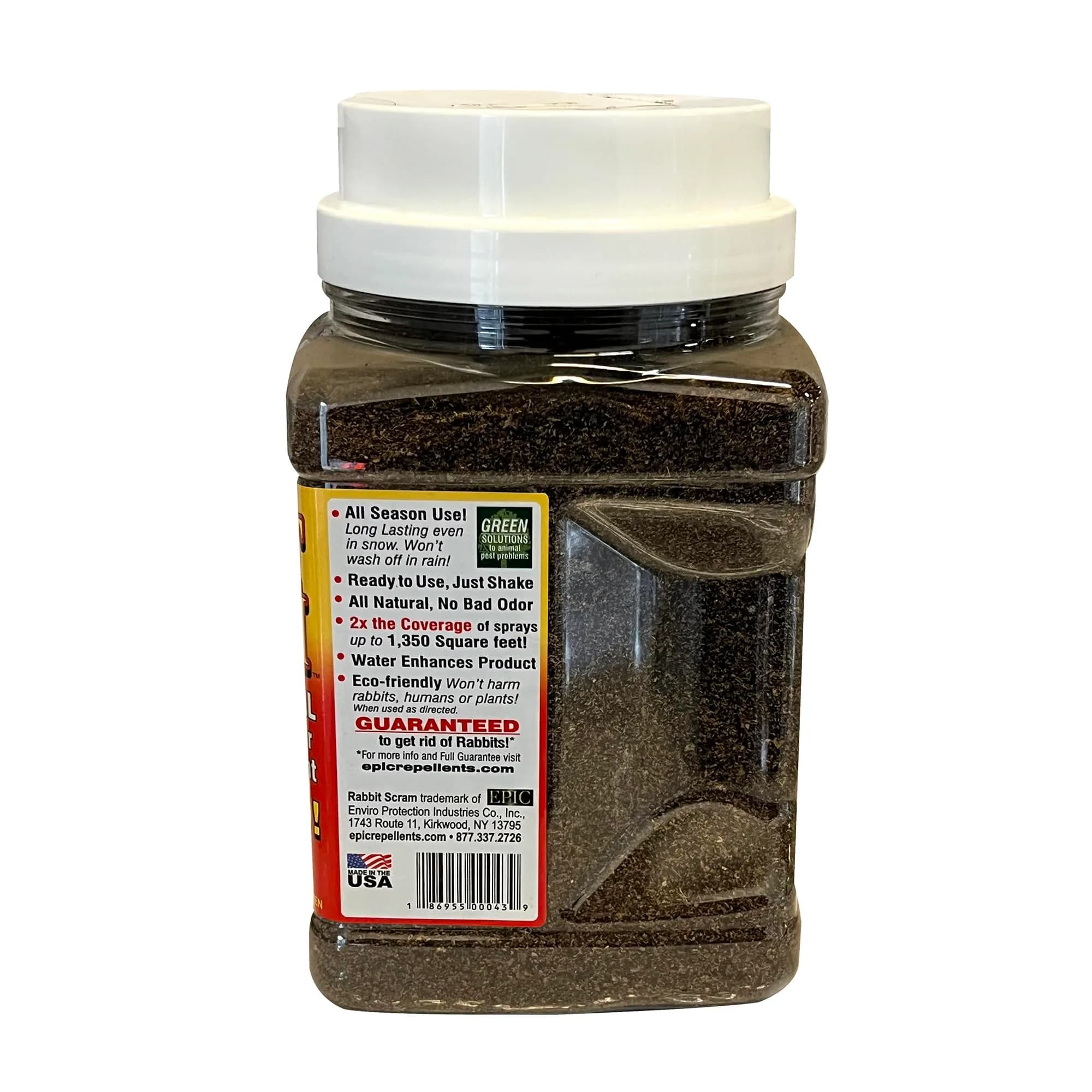EPIC REPELLENTS Enviro Pro Rabbit Scram Granular Repellent 32 Ounce | Natural, Biodegradable Rabbit Deterrent for Gardens & Crops — 40 Ounce thumbnail 3