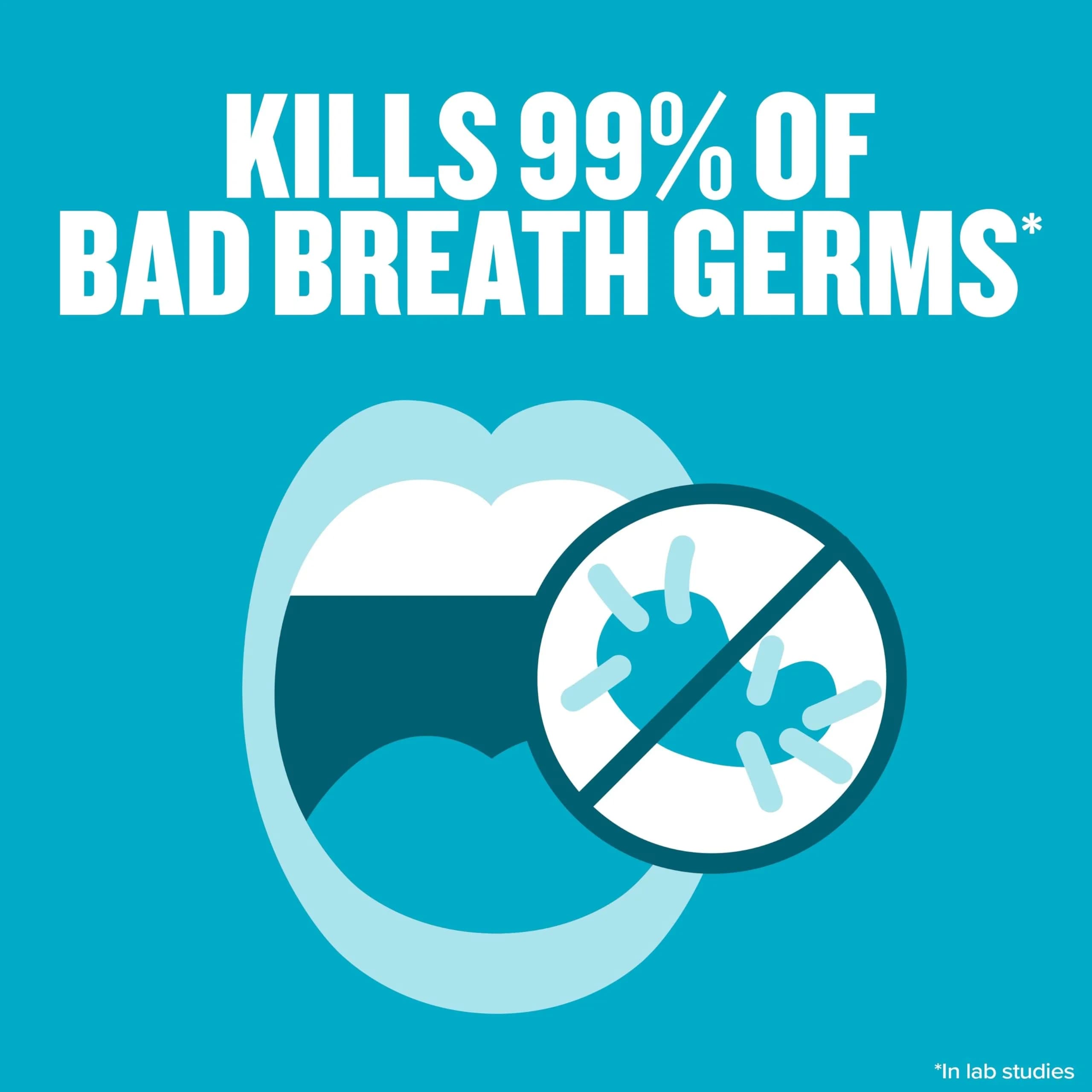Listerine Cool Mint Pocketmist Oral Care Mist 7.7 ml (0.26 Fl Oz) | Kills 99% Bad Breath Germs - view 3
