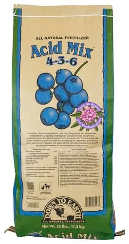 Down To Earth All Natural Fertilizers Organic Acid Mix 25 lb | Acid-Loving Plant Fertilizer thumbnail 1