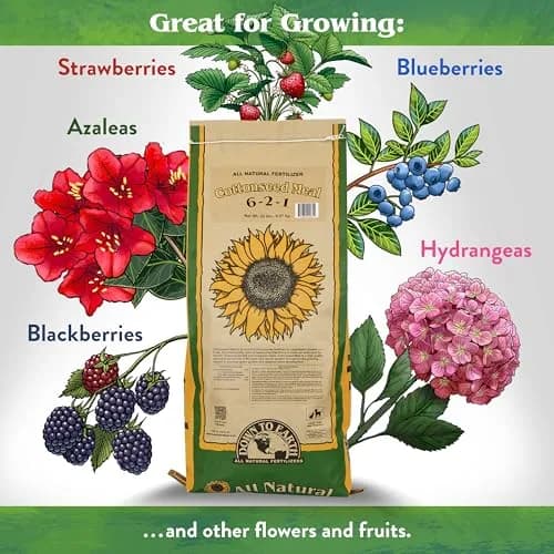 Down To Earth All Natural Fertilizers Organic Cottonseed Meal 20lb | 6-2-1 formula for low pH soils thumbnail 2
