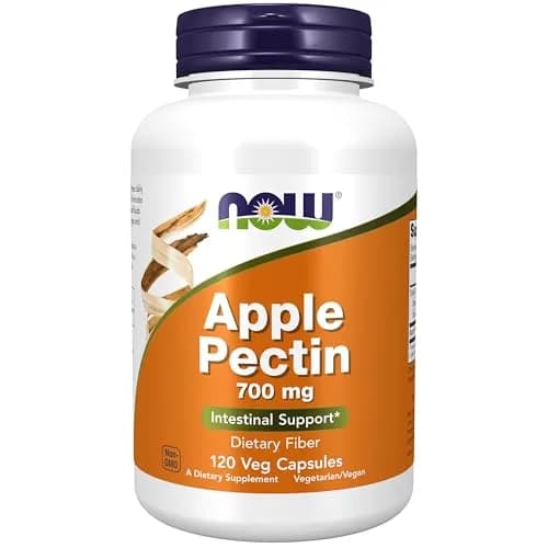 NOW Foods Apple Pectin 700 mg Veg Capsules (120 Count) | Intestinal Support with Dietary Fiber thumbnail 1