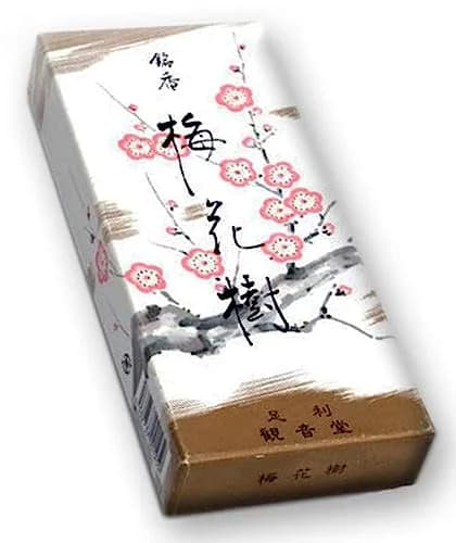 Shoyeido Plum Blossoms Incense, 150 Sticks (5.25") | Natural Sandalwood & Spice Aroma for Meditation thumbnail 1