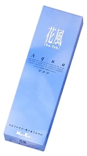 [KA-FUH] Aqua Incense Sticks, 120 Count | Pure Floral Scent, No Bamboo Core thumbnail 1