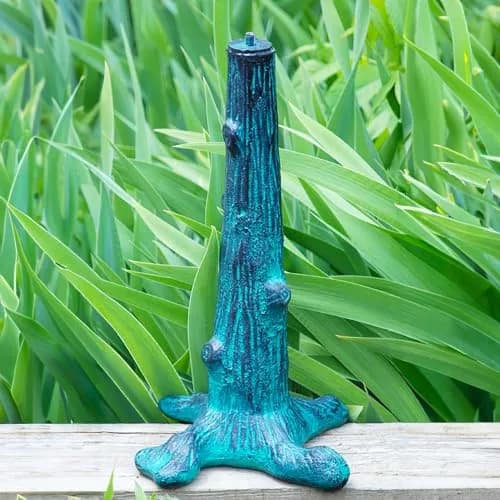 Rome Jewelers ITEM_STAND 16" Pedestal Cast Iron Antique Finish | Garden Sundial Base for Rome thumbnail 2