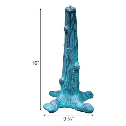 Rome Jewelers ITEM_STAND 16" Pedestal Cast Iron Antique Finish | Garden Sundial Base for Rome thumbnail 3