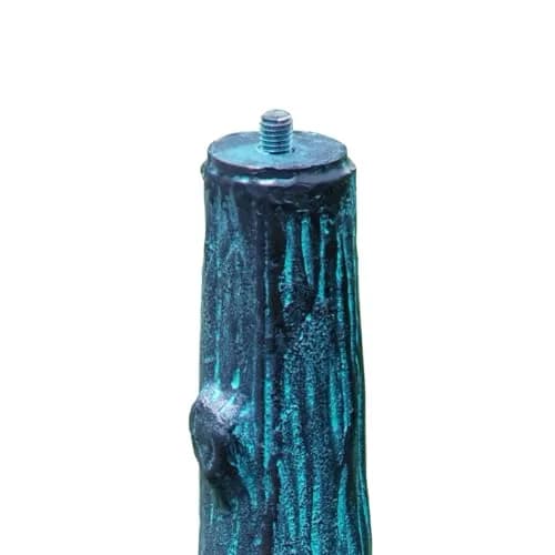 Rome Jewelers ITEM_STAND 16" Pedestal Cast Iron Antique Finish | Garden Sundial Base for Rome thumbnail 4