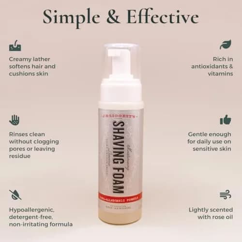 J·R·LIGGETT'S Non-Aerosol Shave Cream for Men and Women 7 oz | Sulfate-Free, Gentle & Hydrating thumbnail 3