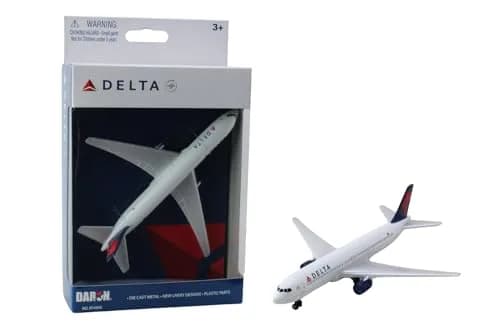 Daron Delta Air Lines Die-Cast Model Airplane Toy | Authentic Aviation Collectible for Kids & Collectors thumbnail 1