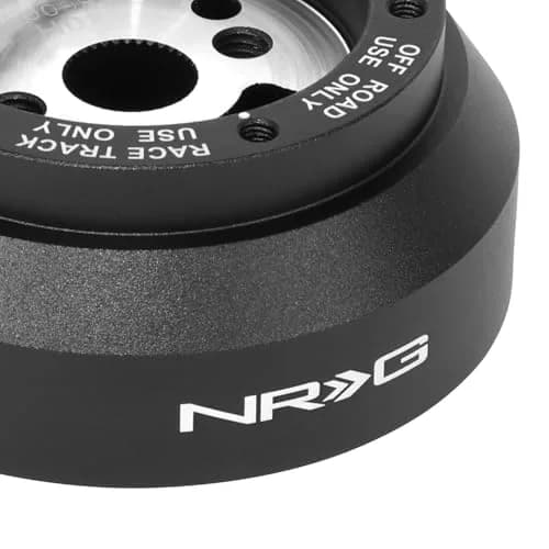 NRG Innovations NRG-SRK-170H Racing Style Steering Wheel Quick Release Short Hub Adapter, 6 X 70mm Bolt Pattern, Black Body | Durable, Vehicle-Specific Fit thumbnail 2