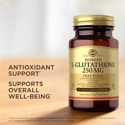 Solgar Reduced L-Glutathione 250 mg Vegetable Capsules | 30 Count (77g) thumbnail 5