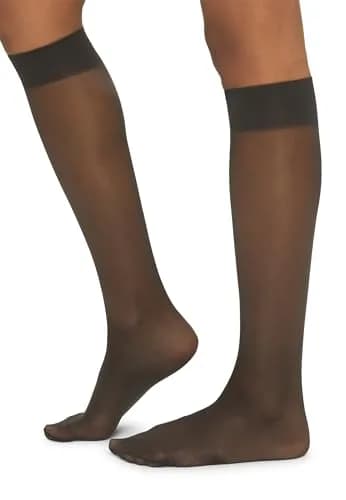 Wolford Satin Touch 20 Knee-Highs for Women Silky Sheer Socks with Elegant Sheen Comfortable Fit for All-Day Wear thumbnail 1