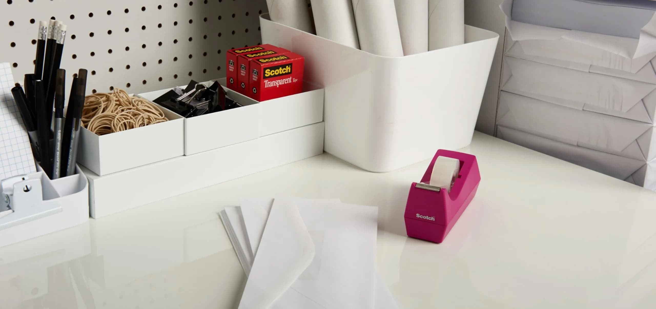 Scotch Transparent Tape 3/4 in x 1000 in Rolls | Classic Glossy-Finish, Instant Adhesion - view 5