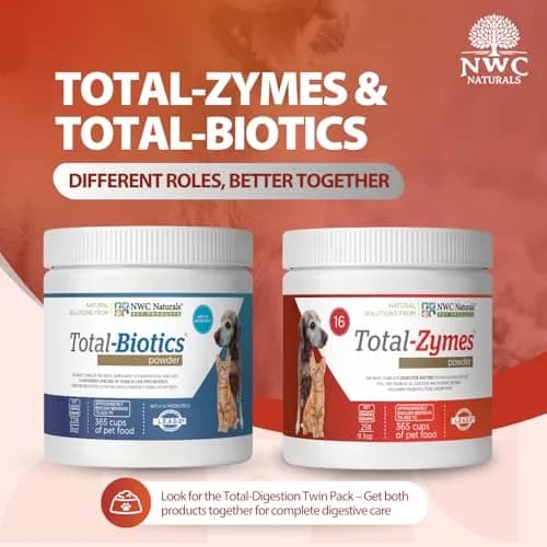 NWC Naturals Total-Zymes Digestive Enzymes for Dogs and Cats 8 oz. Powder | Broad-Spectrum Animal Digestive Support thumbnail 5