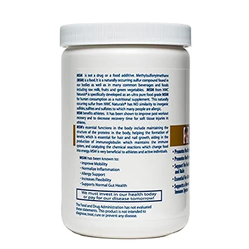 NWC Naturals Ultra-Pure MSM Powder 16 oz | Supports Joint & Mobility in Pets thumbnail 3