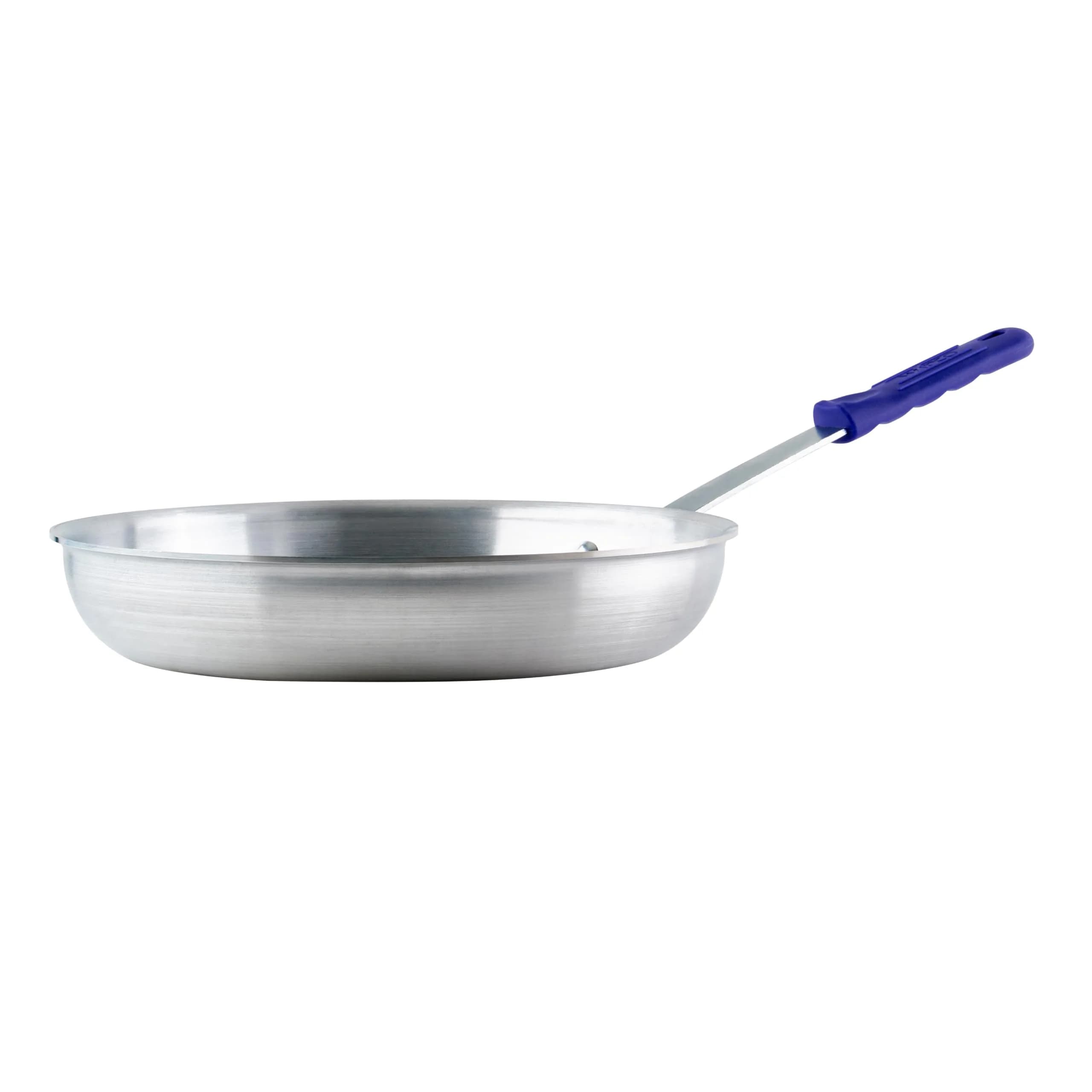 Winco 12" Aluminium Fry Pan with Cool Touch Handle | Natural Finish for Saute & Frying — Aluminum
