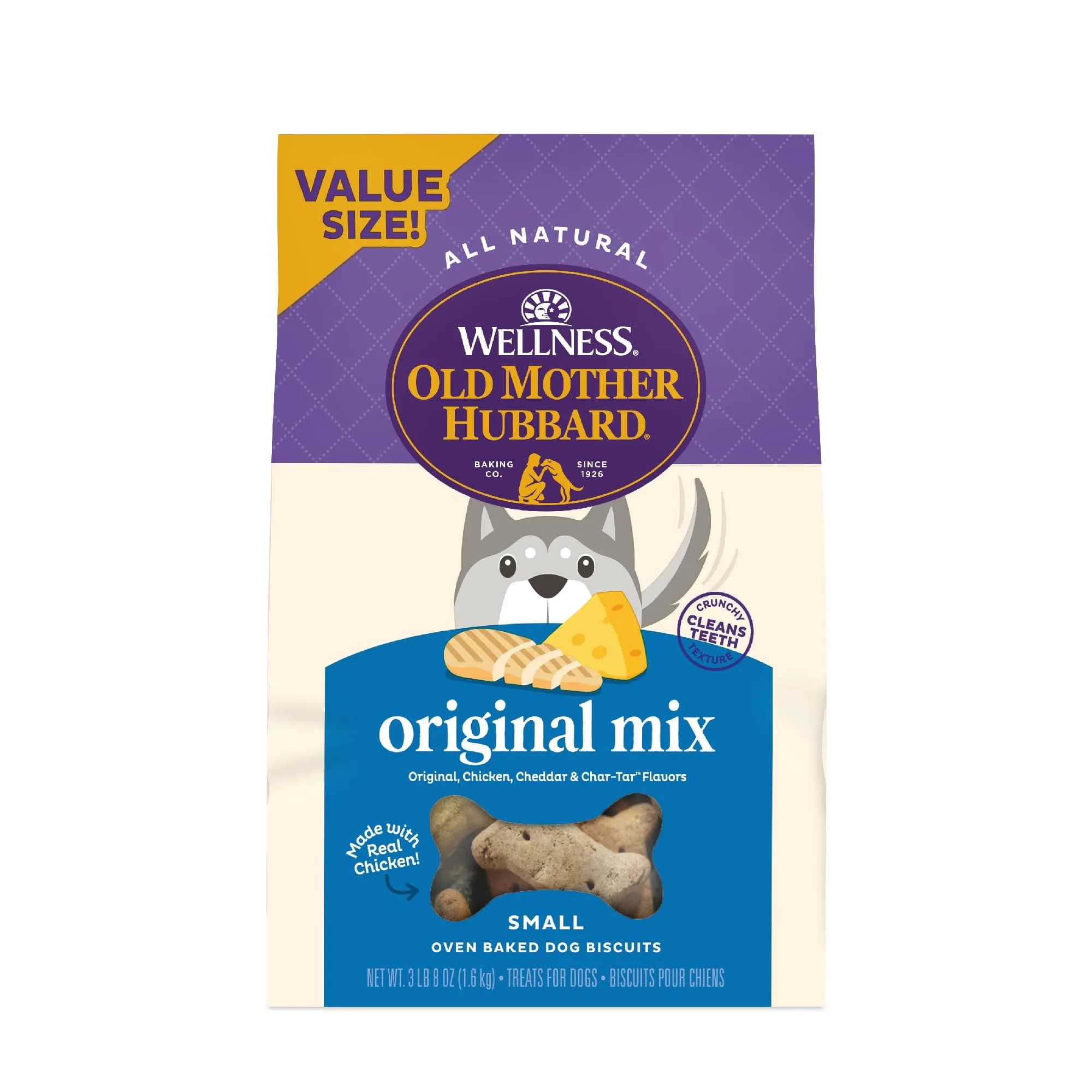 Old Mother Hubbard Classic Original Mix Dog Biscuits | Natural Small Treats, 3.8 lb Bag