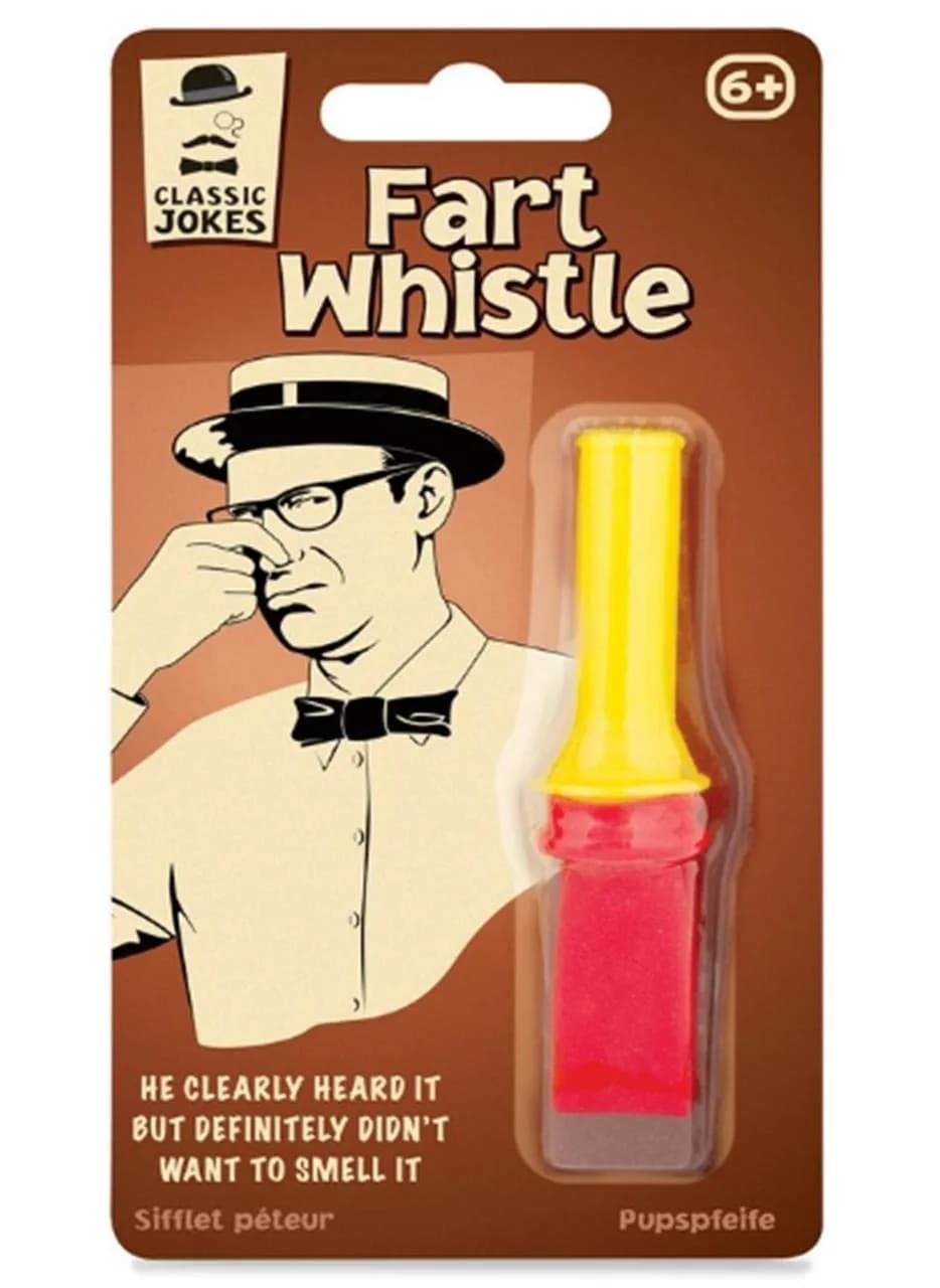 Tobar Classic Jokes Fart Whistle Multi 11cm | Gag Toy for Kids & Adults - main product image