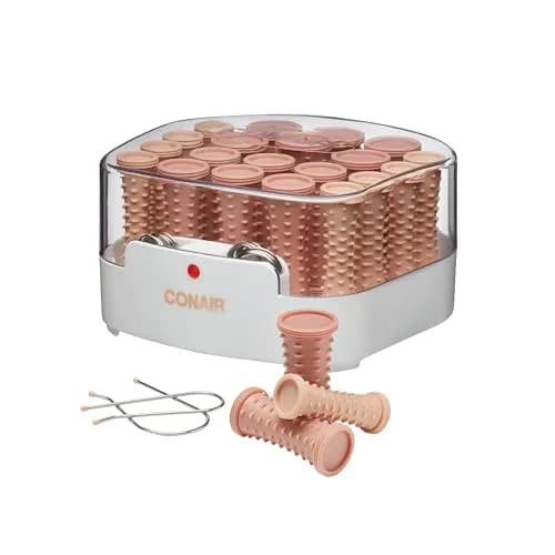 Conair Hair Rollers 20 Piece Set | Multi Size Curlers for All Hair Types with Compact Design thumbnail 1