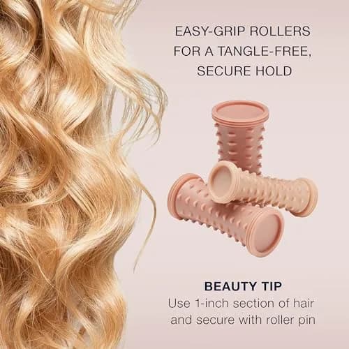 Conair Hair Rollers 20 Piece Set | Multi Size Curlers for All Hair Types with Compact Design thumbnail 5