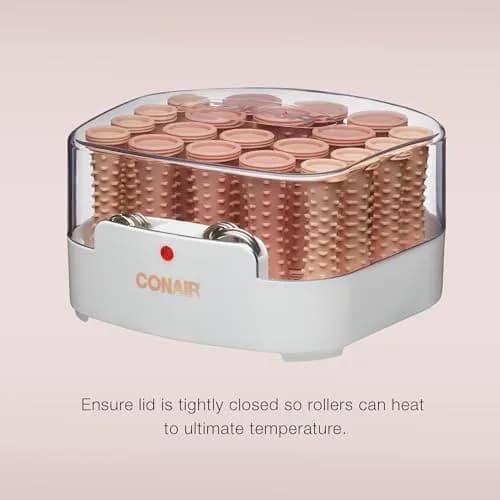 Conair Hair Rollers 20 Piece Set | Multi Size Curlers for All Hair Types with Compact Design thumbnail 3