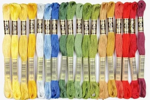 DMC Home Decor Embroidery Floss Pack 8.7yd (245.7m) | 36 Skeins Multicolor Cotton Thread thumbnail 4