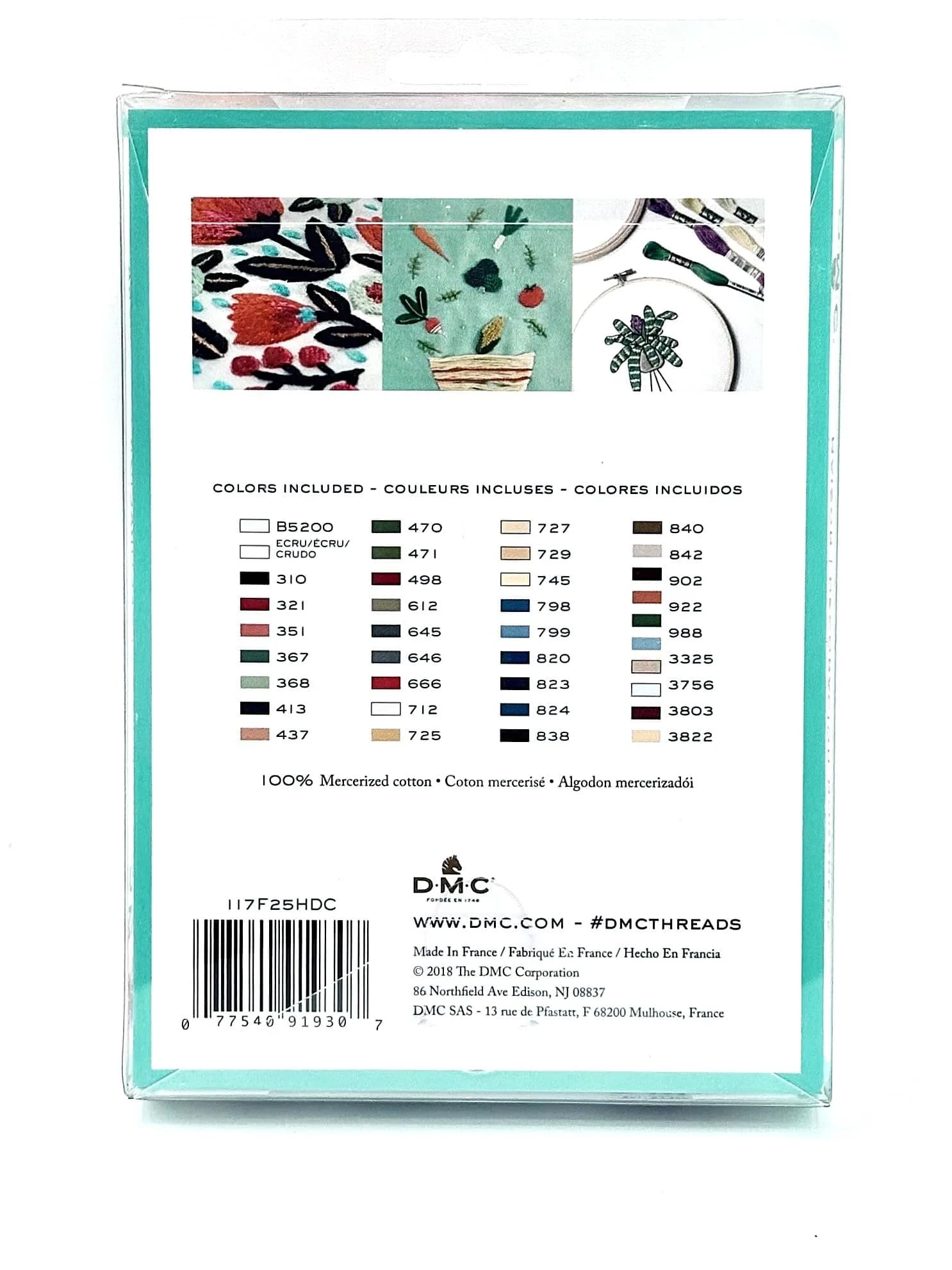 DMC Home Decor Embroidery Floss Pack 8.7yd (245.7m) | 36 Skeins Multicolor Cotton Thread - view 2