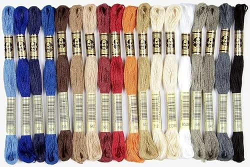 DMC Home Decor Embroidery Floss Pack 8.7yd (245.7m) | 36 Skeins Multicolor Cotton Thread thumbnail 3